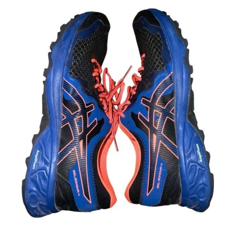 Asics Gel-Sonoma 4 Running Shoes Womens 8.5 Pre-Owned‎ Sneakers Blue 1012A160